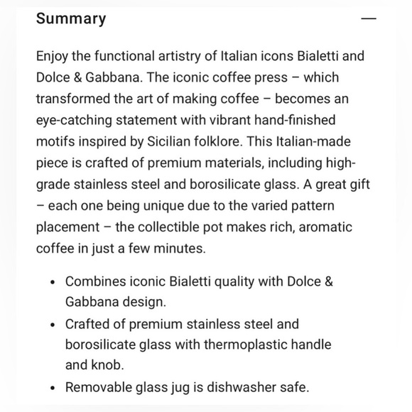 NIB BIALETTI x Dolce & Gabbana - Picture 12 of 16